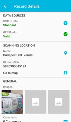 GS1 Healthcare Barcode Scanner android App screenshot 1